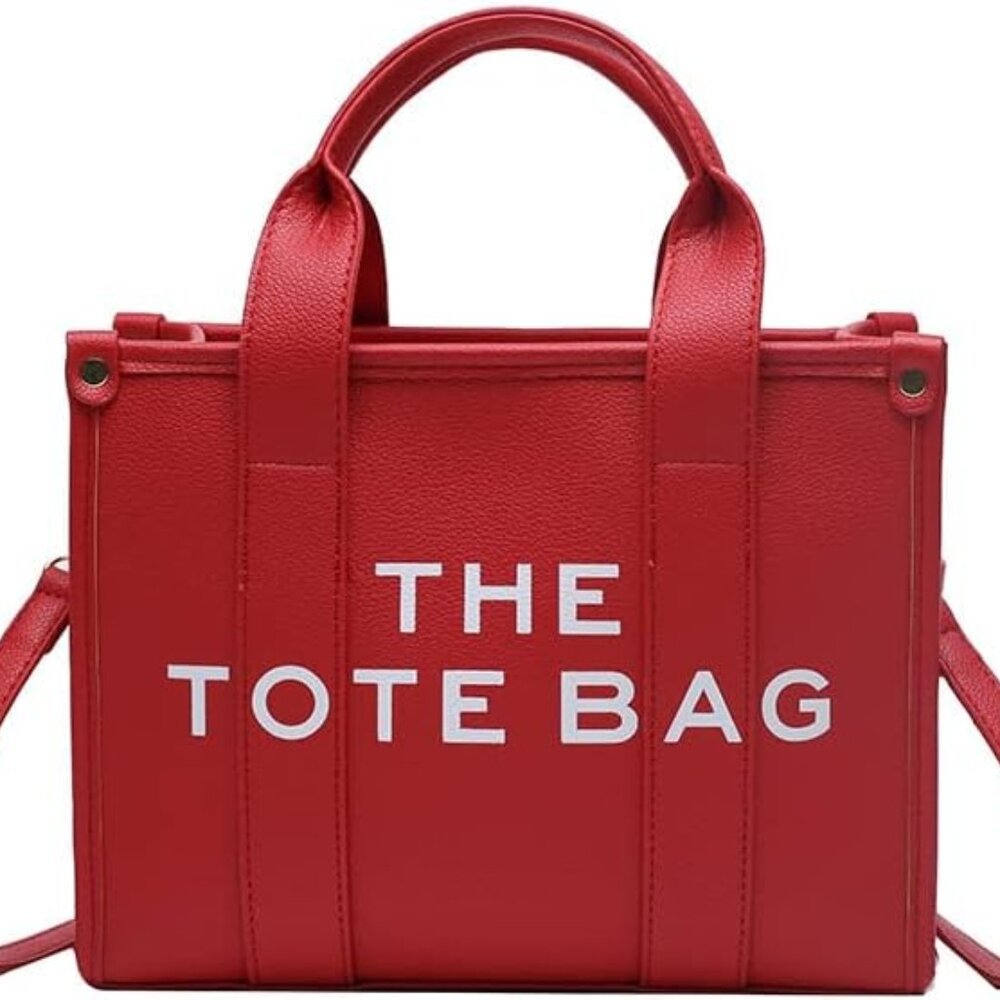 The Tote Bag  for Women, Leather Red # 809